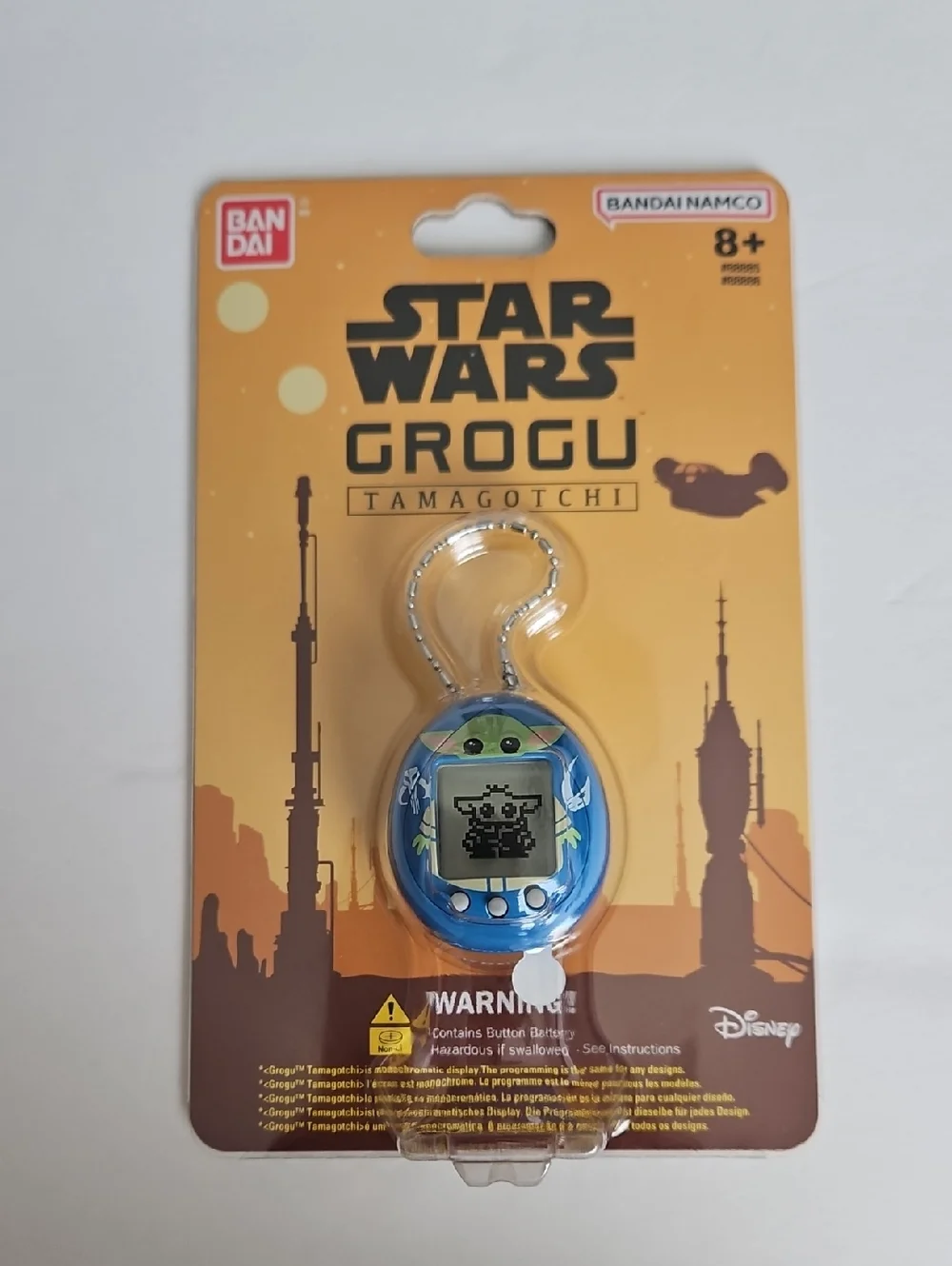 Star Wars Grogu Tamagotchi Keychain - Blue